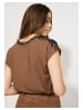 More & More Blusenshirt Animalprint in twotone animal print sweet toffee