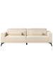 Beliani 5-tlg 3-Sitzer Sofa ANGE in Weiß/Schwarz