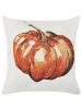 Beliani 2er-Set Dekokissen CURBITA in Beige/Orange