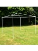 VCM  Pavillon 3 x 3 Meter, Partyzelt PE-Plane EM2 in Weiß