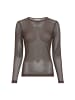 MOSS COPENHAGEN MSCHJanie Illenora Top in Hot Fudge