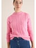 Cecil Pullover mit Zopfmuster in Rosa