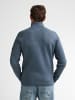 Petrol Industries Melierte Strickjacke mit Zipper ironfield in Blau