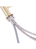 Beliani Küchenarmatur NEUQUEN in Gold - (W) 23 x (H) 43 x (L) 5 cm