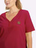 sheego Kurzarm-Shirt in kirsche