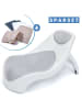 fillikid Baby-Badewannensitz Delfin mit ergonomischer in grau