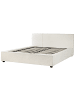 Beliani Doppelbett MIRANDE in Weiß - (W) 189 x (H) 90 x (L) 231 cm