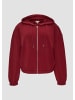 s.Oliver Sweatshirt Jacke in 3874_rubinrot