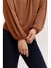b.young Shirttop BYPERL TSHIRT - 20811741  Langarm-Top in Braun