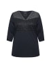 Ulla Popken Pyjama in schwarz