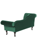 Beliani Chaiselongue LATTES in Grün - (W) 188 x (H) 87 x (L) 59 cm linksseitig