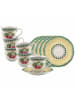 Villeroy & Boch 6er Set Espressotassen mit Untertassen French Garden Fleurence 80 ml bunt in bunt