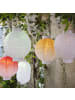 MARELIDA LED Solar Lampion in gelb - D: 20cm