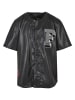 FUBU Short Sleeve Shirt in black/lightblue