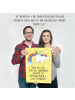 Mr. & Mrs. Panda Poster Einhorn Pegasus mit Spruch in Gelb Pastell