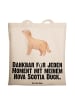 Mr. & Mrs. Panda Schultertasche Nova Scotia Duck Moment mit Spruch in Creme