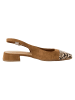 Tamaris Slingpumps in COGNAC STRUCT.
