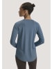 Hessnatur Longsleeve in kristallblau