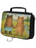 Mr. & Mrs. Panda Beauty Case Bär Freundin Design ohne Spruch in Weiß