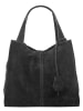 Forty degrees Shopper echt Leder in schwarz