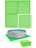 eyepower Poolunterlage Green Lagoon 28 tlg. in grün