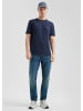 QS T-Shirt in 58D0_tiefblau