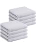 REDBEST Frottier, Leichtfrottier Duschtuch 8er-Pack Oceanside in silber