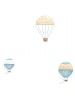 Casadeco My Little World Tapete Heissluftballons braun grau blau