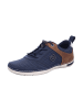 Bugatti Sportlicher Schnürschuh in blau