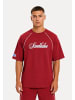 SMILODOX Oversized T-Shirt Sildano in Rot