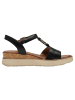 Tamaris WIDE FIT Sandalette in BLACK