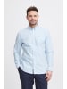 FQ1924 Langarmhemd FQSteven stripe oxford LS shirt in Blau