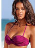LASCANA Bügel-Bandeau-Bikini in beere