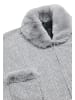 Usha Women Poncho in Hellgrau
