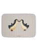 Mr. & Mrs. Panda Badteppich Pinguin Liebe ohne Spruch in Grau Pastell