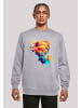 F4NT4STIC Sweatshirt Basketball Sport Player CREW in grau meliert