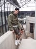 Brandit Jacke "Windbreaker" in Grün