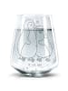 Mr. & Mrs. Panda Glas Pinguin umarmen ohne Spruch in Transparent