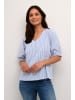 CULTURE Kurzarm-Bluse CUabigail Casual fit in Mazarine Blue