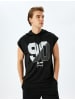 KOTON T-shirt in Schwarz