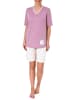 NORMANN ShortyPyjama Schlafanzug kurzarm Donut - 44770 in rosa