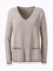 Heine Pullover in taupe-meliert