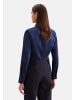 Seidensticker Kelchkragenbluse Slim in Dunkelblau