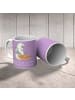 Mr. & Mrs. Panda Kaffeetasse Handpan Spieler mit Spruch in Lavendeltraum