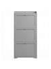 VASAGLE Schuhschrank Siren in Grau - (B)60 x (H)121.2 x (T)24 cm