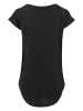 F4NT4STIC Long Cut T-Shirt The Rolling Stones Zunge in schwarz