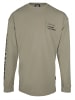 Gorilla Wear Long sleeve in Übergröße - Boise - Dunkelgrün