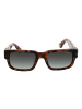 Police Männer Sonnenbrille Rechtwinklig Braun