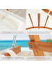 tectake Schwebeliege, Belastbarkeit 250 kg, 328 x 160 x 171,5 cm, Holzgestell