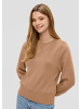 QS Sweatshirt langarm in Braun